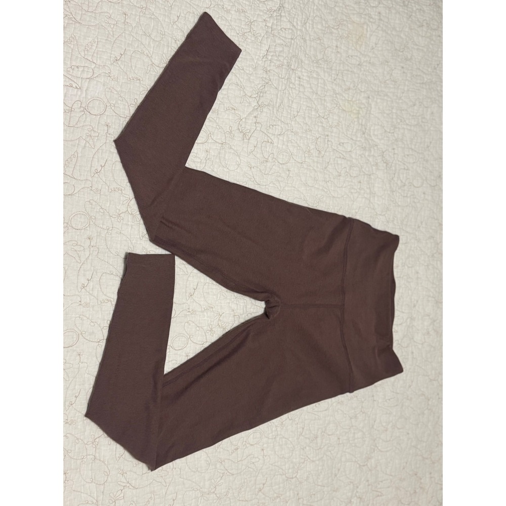Beyond Yoga M Brown Leggings High Waist Spacedye